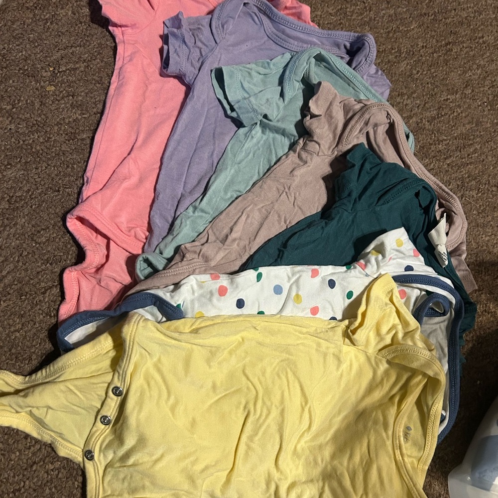 Kyte BABY Multicolor Bodysuit Set